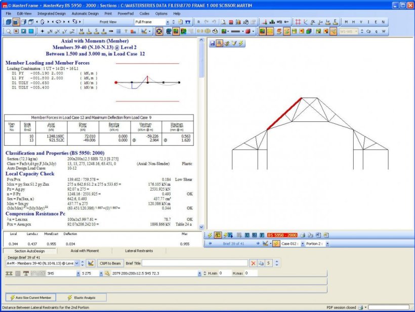 Steel Frame Design Software
